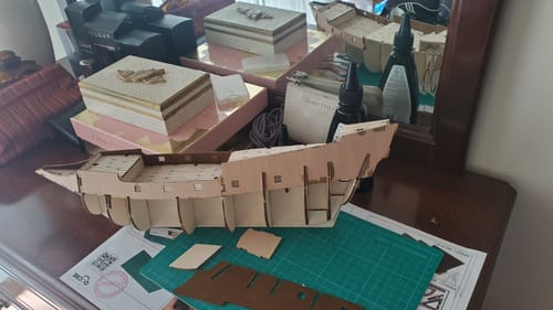 Customer photo review of Maqueta Barco Buccaneer