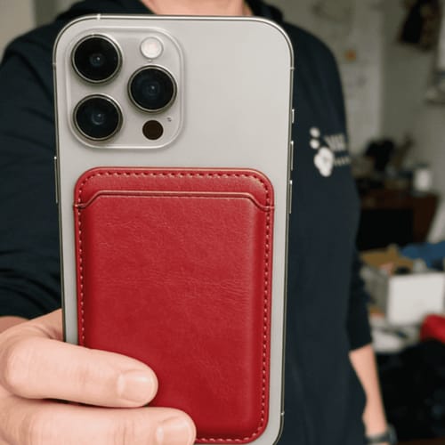 Customer photo review of MagCarry Wallet