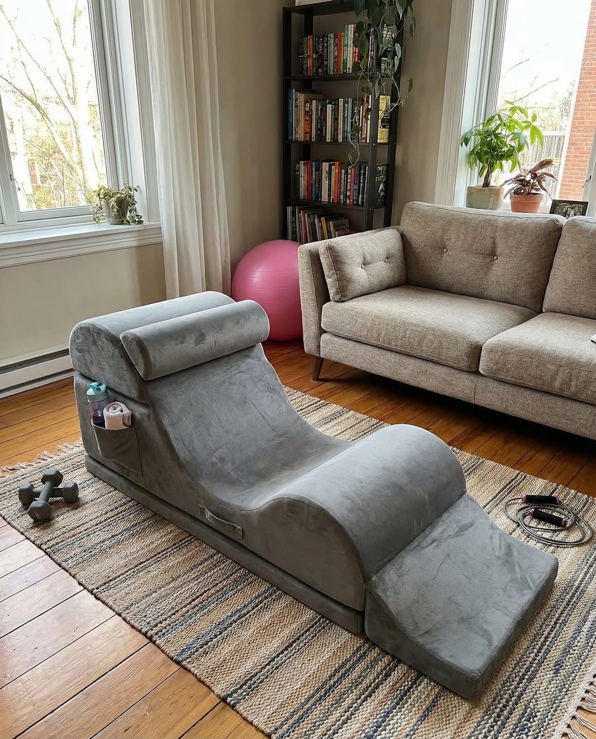 Customer photo review of Advwin Convertible Yoga Chair for Adults
