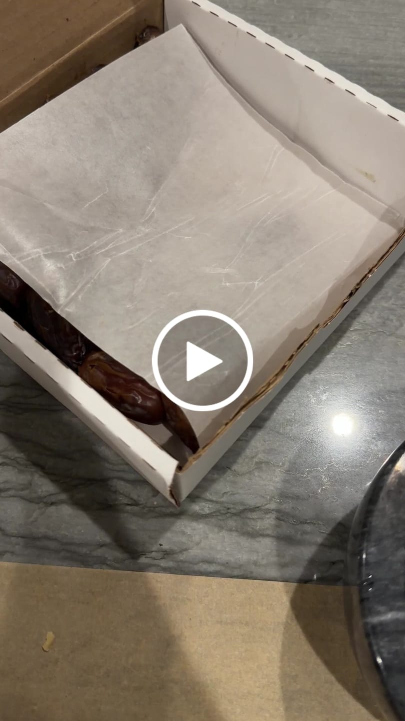 Customer video review of Organic Premium Medjool Dates Box