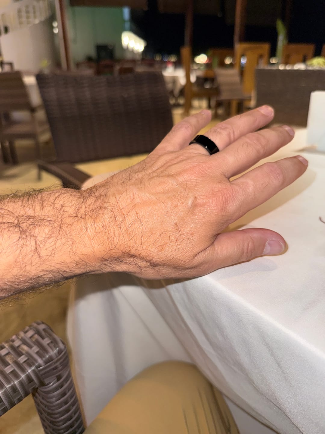 Customer photo review of FITAOS R09 Blood Glucose ECG/EKG Blood Pressure Monitoring AI Health Analysis Smart Ring