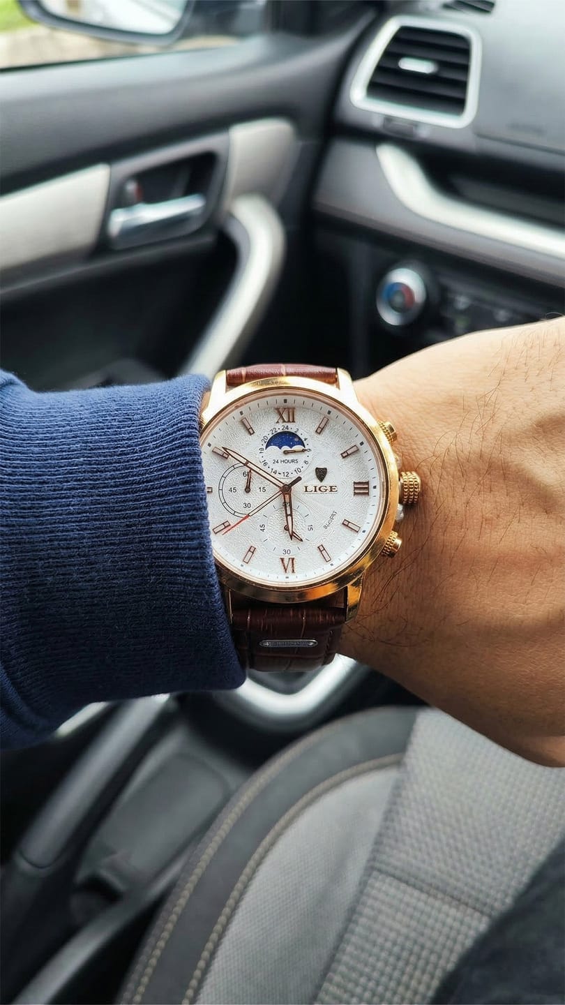 Customer photo review of LIGE® Classic Sports Watch