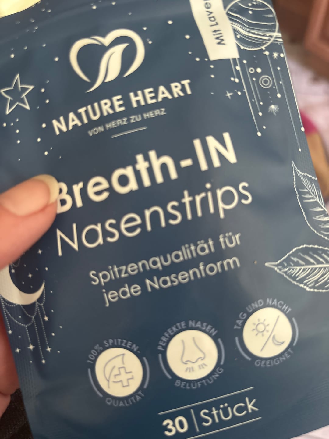 Customer photo review of Nasenstrips - Breath-IN