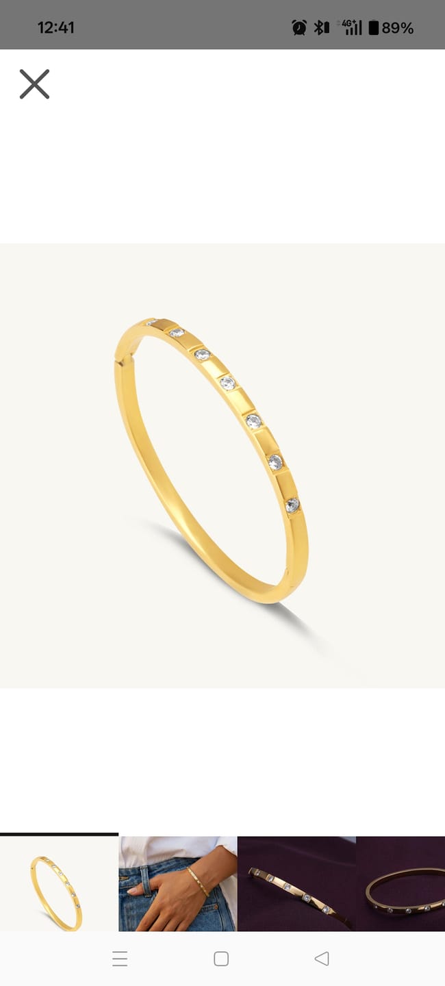 Customer photo review of Twilight Treasure Bangle Bracelet