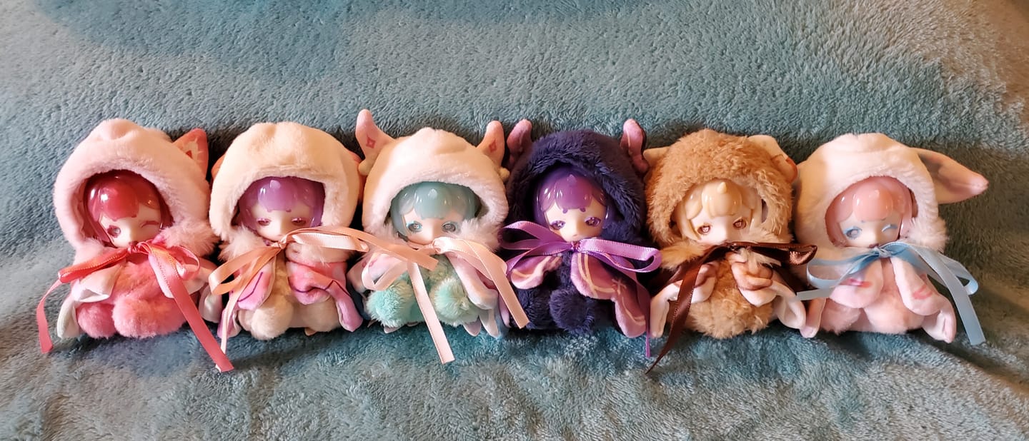 Customer photo review of Antu Cute Petite Series Plush Blind Box