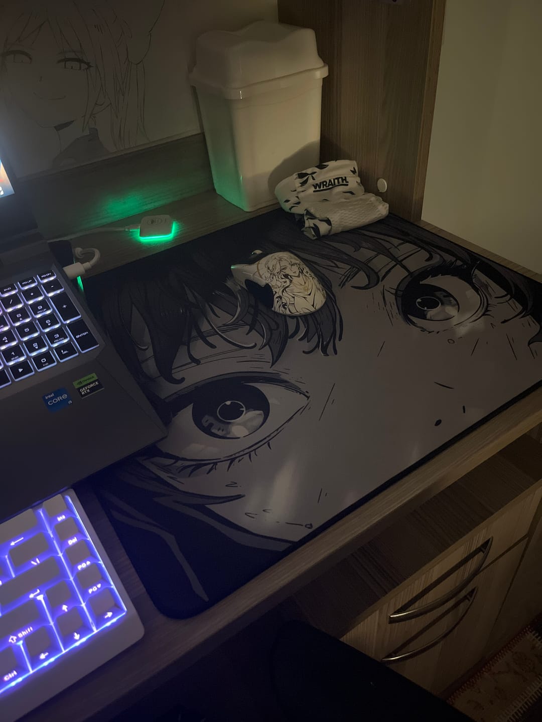 Customer photo review of Wraith Ace Series [Glimpse] Limited Edition Poron Mousepad