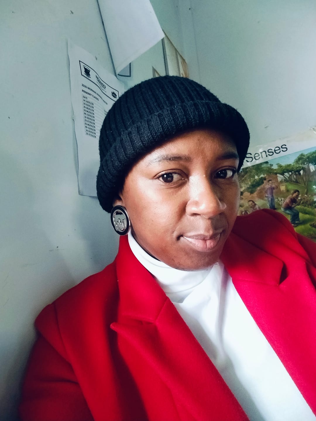 Customer photo review of Silver Diva Earrings