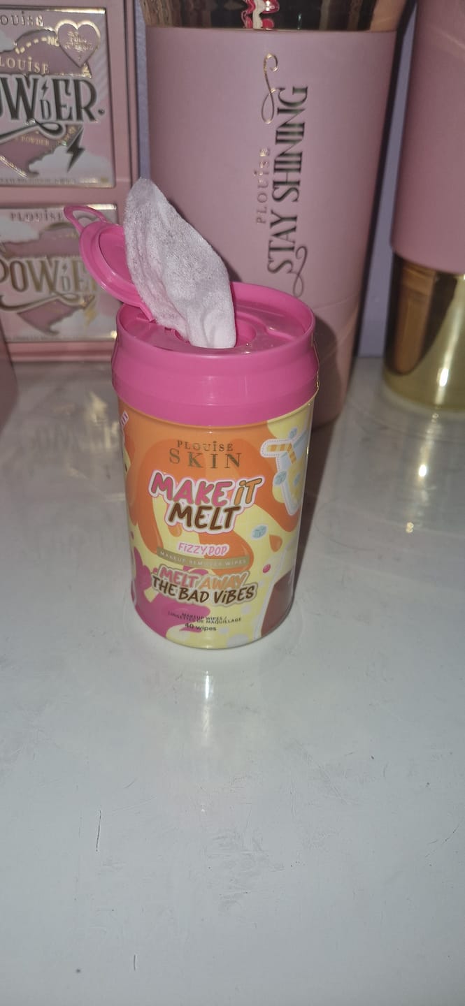 Customer photo review of P.Louise Make It Melt Makeup Remover Wipes