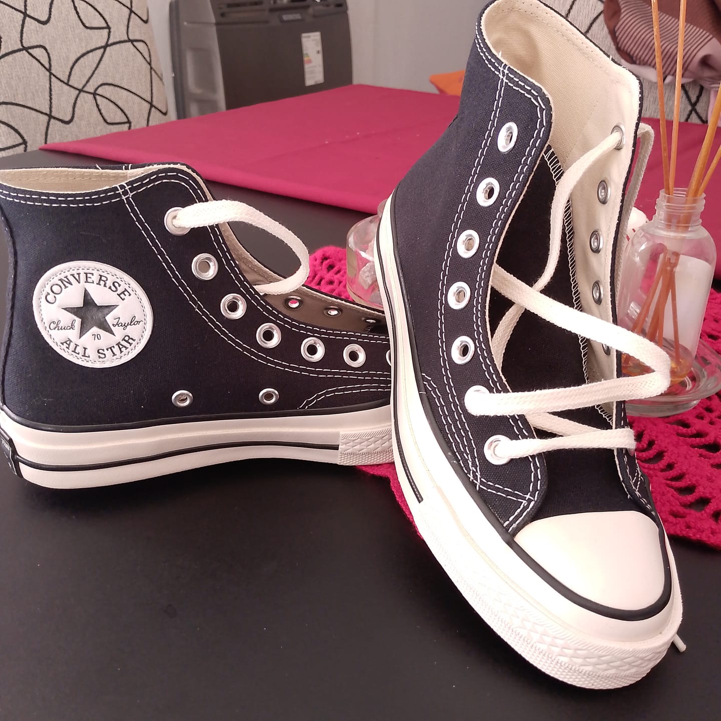 Customer photo review of Zapatillas Converse Chuck 70 Hi Negro Blanco