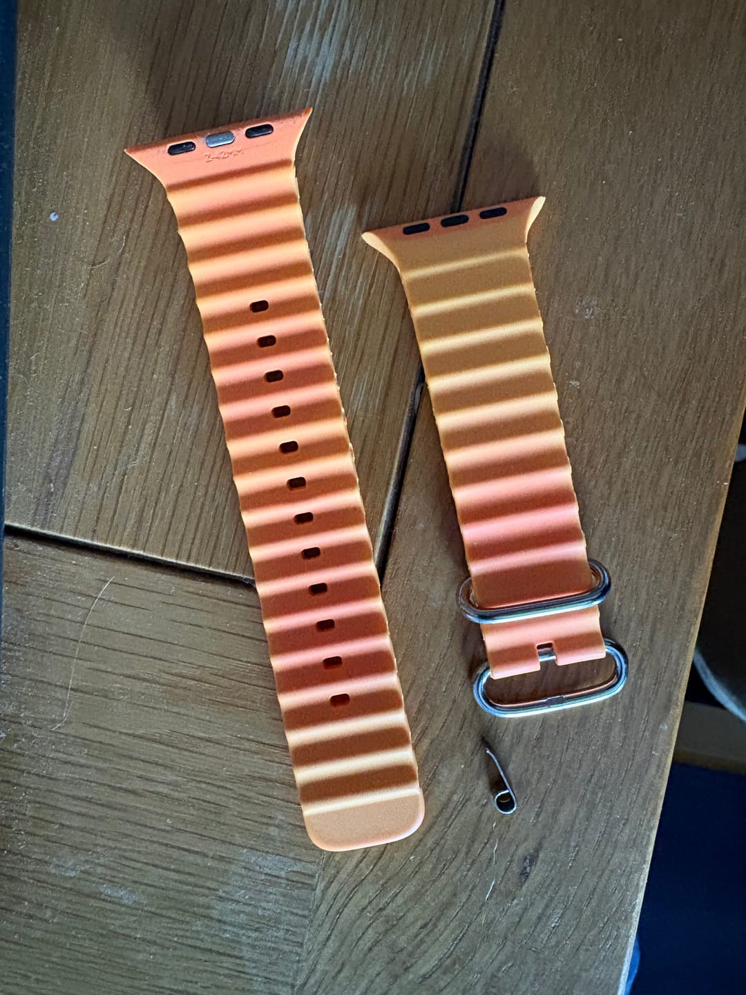 Customer photo review of Ocean Silicone Tubular Strap For Apple Watch Ultra
