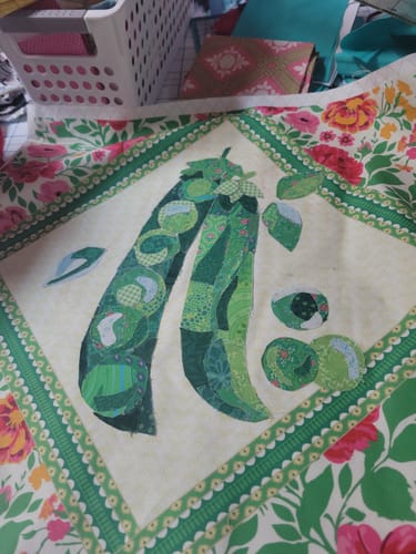 Customer photo review of Garden Party Block of the Month