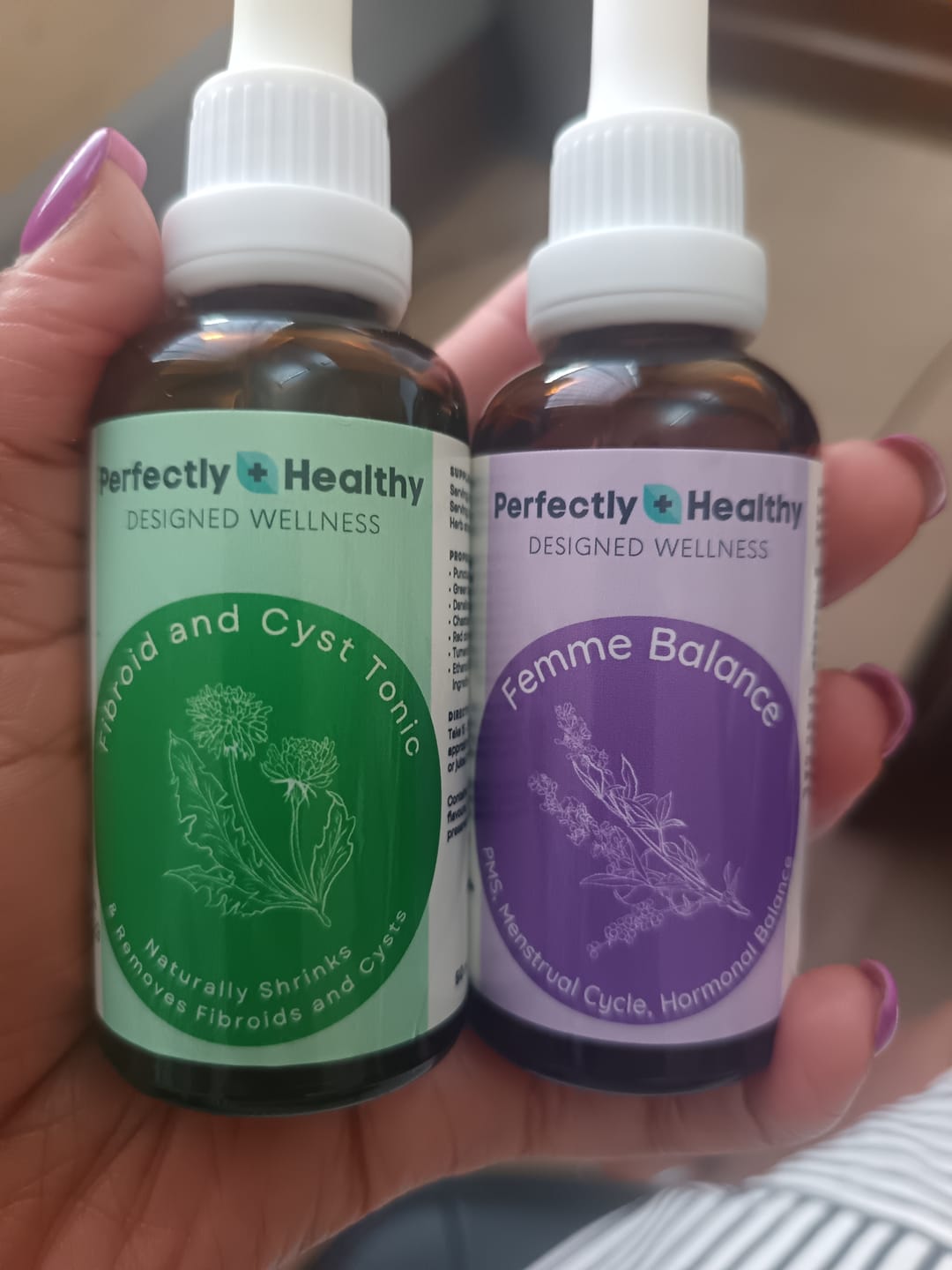 Customer photo review of Fibroid & Hormonal Balance Combo