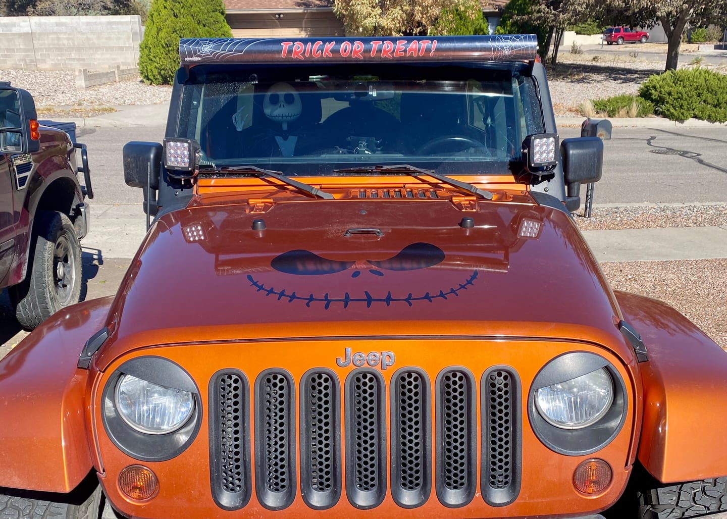 Customer photo review of Light Bar Cover | Dual Row 52"