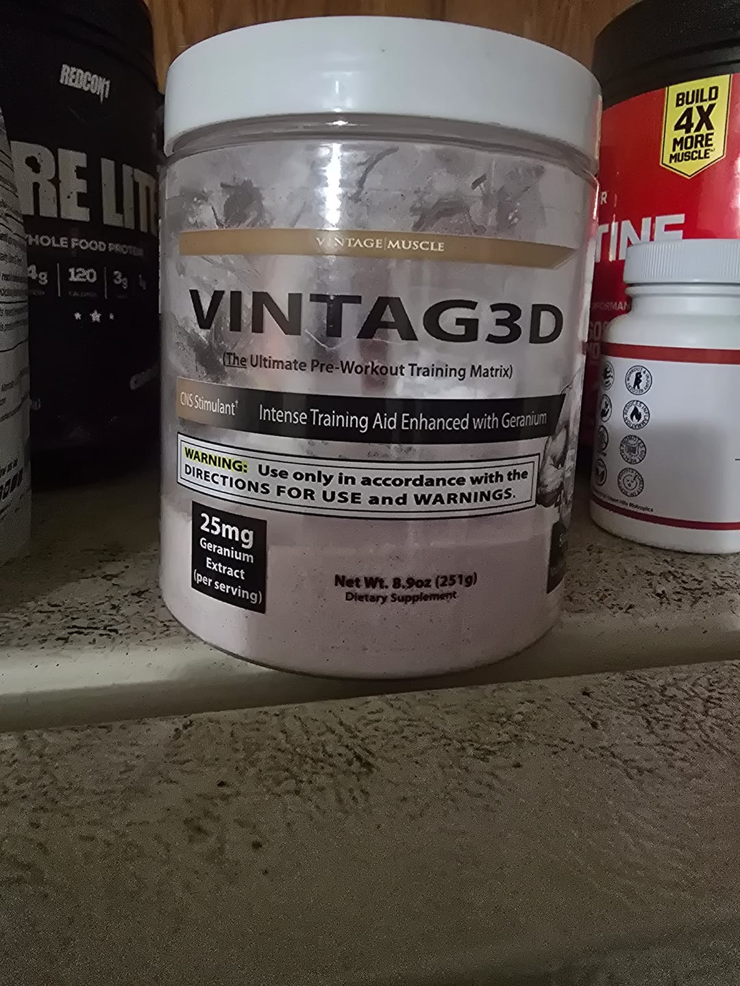 Customer photo review of VINTAG3D - HIGH STIMULANT PERFORMANCE ENHANCEMENT