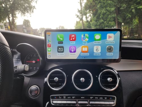 Customer photo review of Mercedes Benz C/GLC Class | W205/X253 | 10.25"/12.3" Linux CarPlay/Android Touchscreen Display | 2014 - 2019