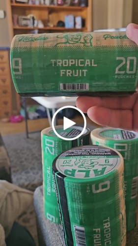 Customer video review of Tropical Fruit Nicotine Pouches