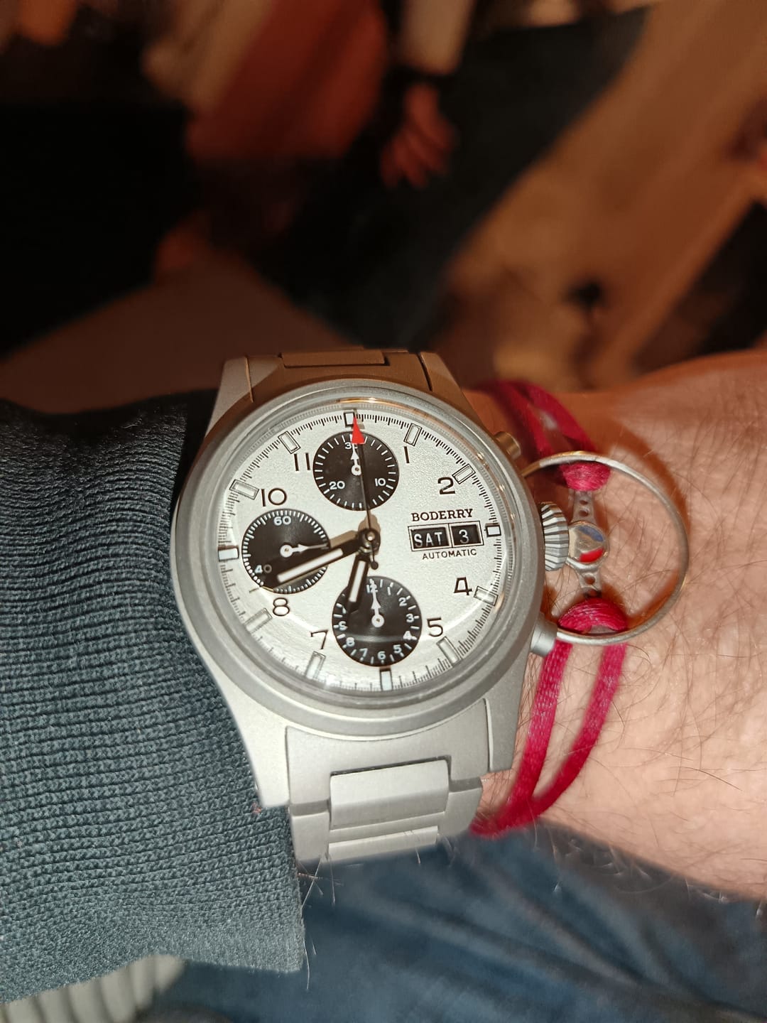 Customer photo review of 3-link Titanium Bracelet | 20mm lug width,Fits only for Landmaster Watch