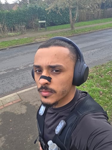 Customer photo review of Black Nasal Strips