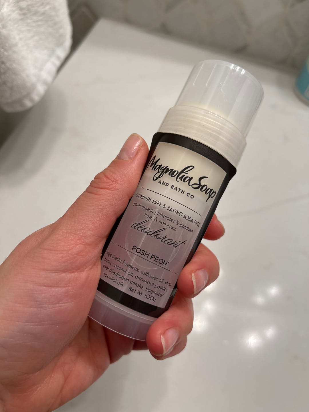 Customer photo review of Deodorant
