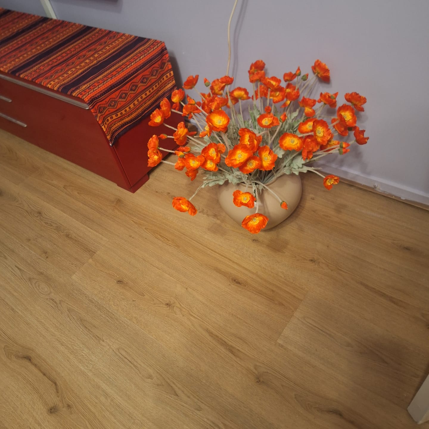 Customer photo review of Zijden Klaprozen - Oranje