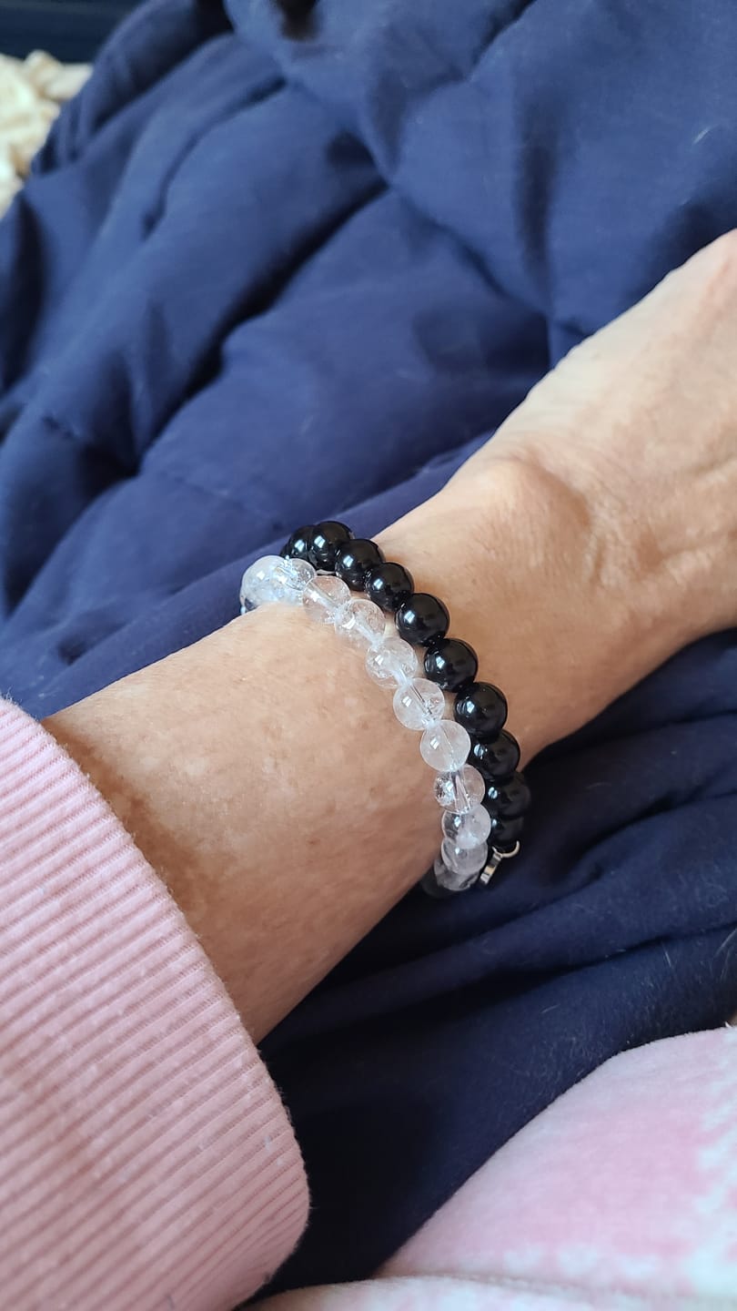 Customer photo review of Clear Quartz Bracelet