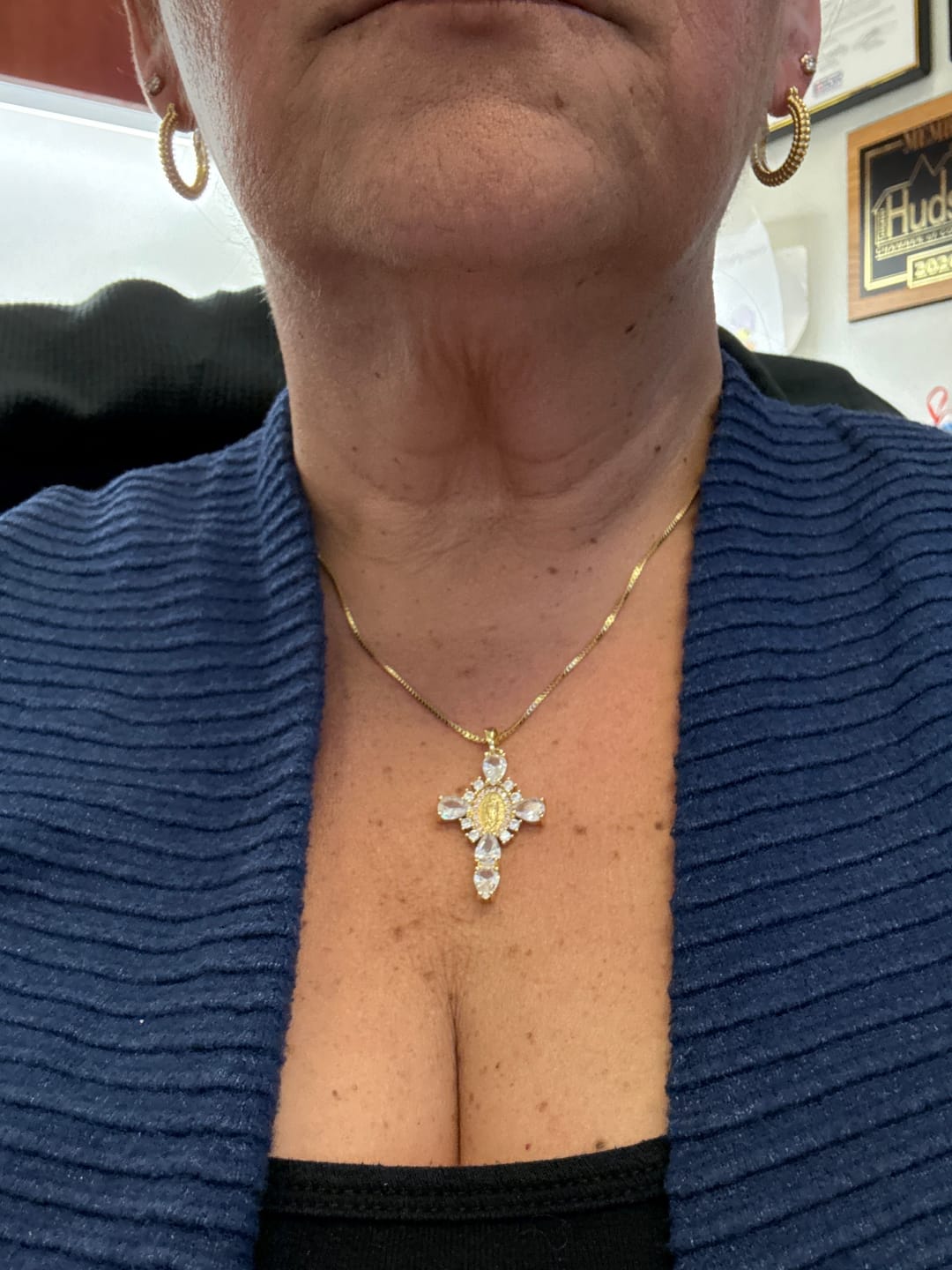 Customer photo review of Valerie® Virgin Mary Cross Pendants (Bundle)