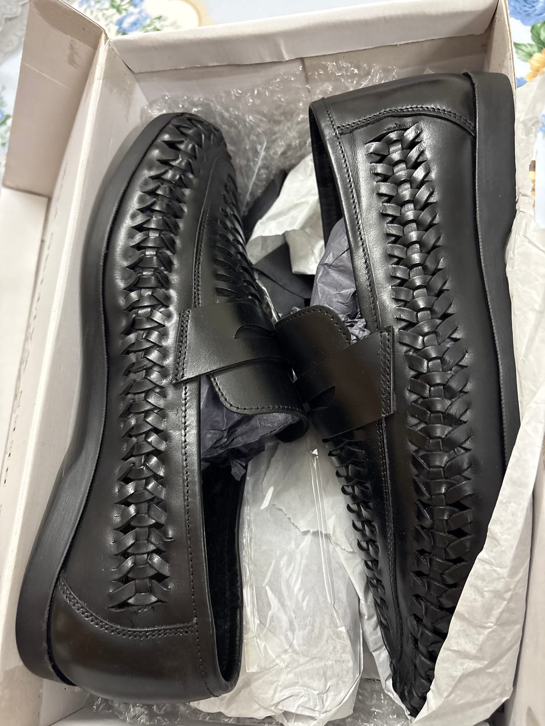 Customer photo review of FlexWeave Loafers - Black