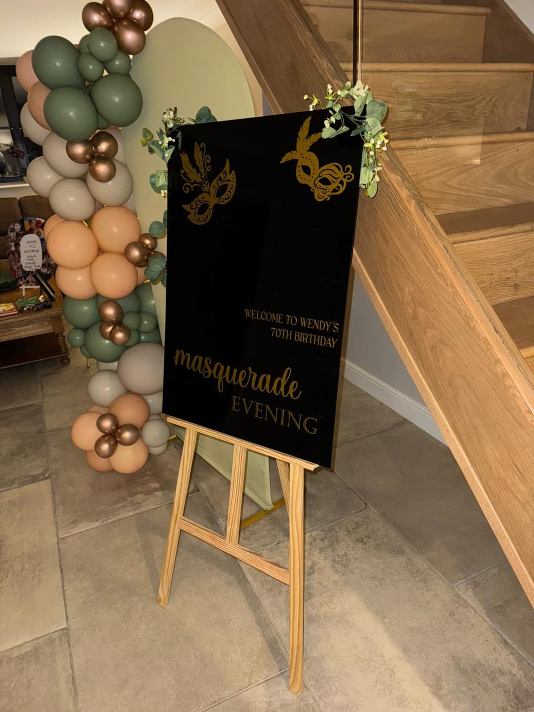 Customer photo review of Masquerade Ball/Carnival Murder Mystery Host Your Own Game Kit