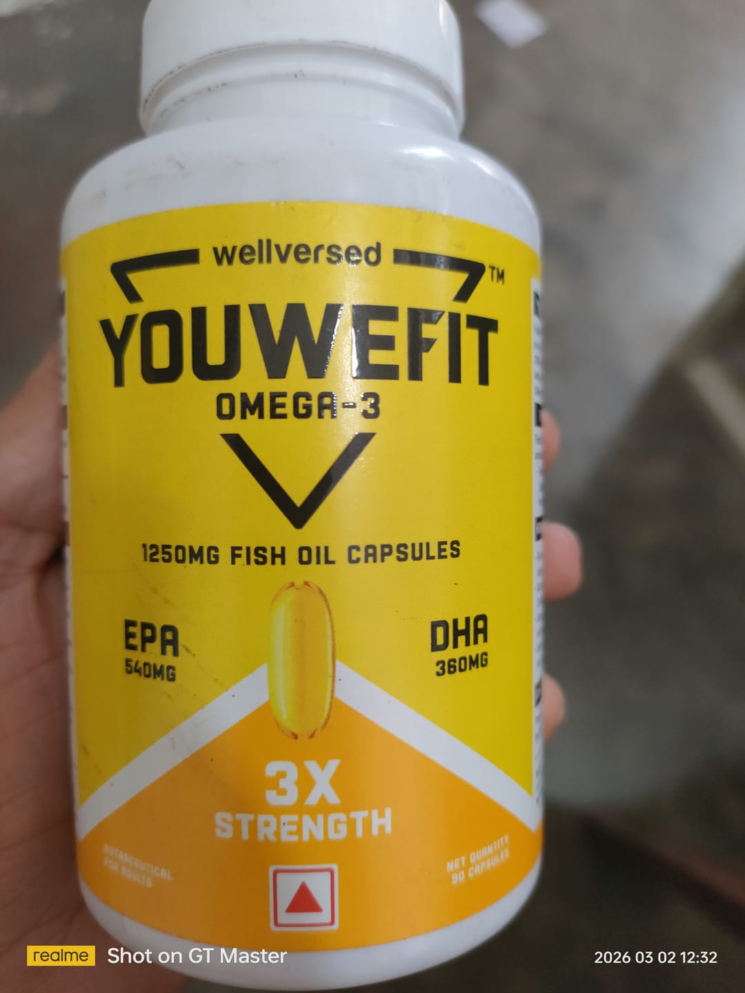 Customer photo review of YouWeFit Omega-3 Fish Oil (90 Capsules), 1250mg