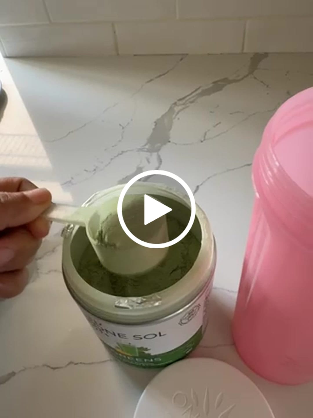 Customer video review of Greens + Pre & Probiotic with Digestive Enzymes
