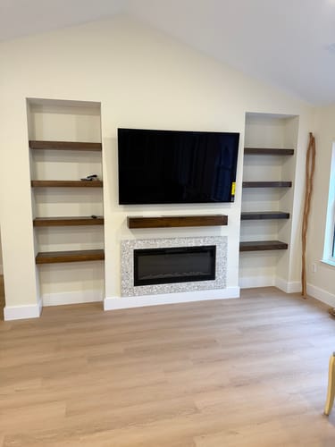 Customer photo review of Contemporary Mantels