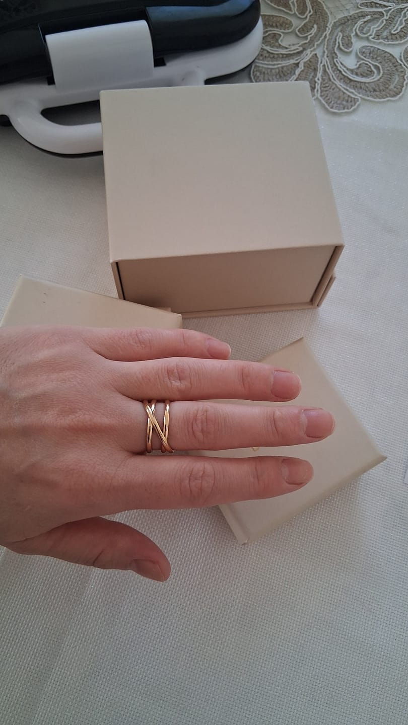 Customer photo review of Eliza Ring