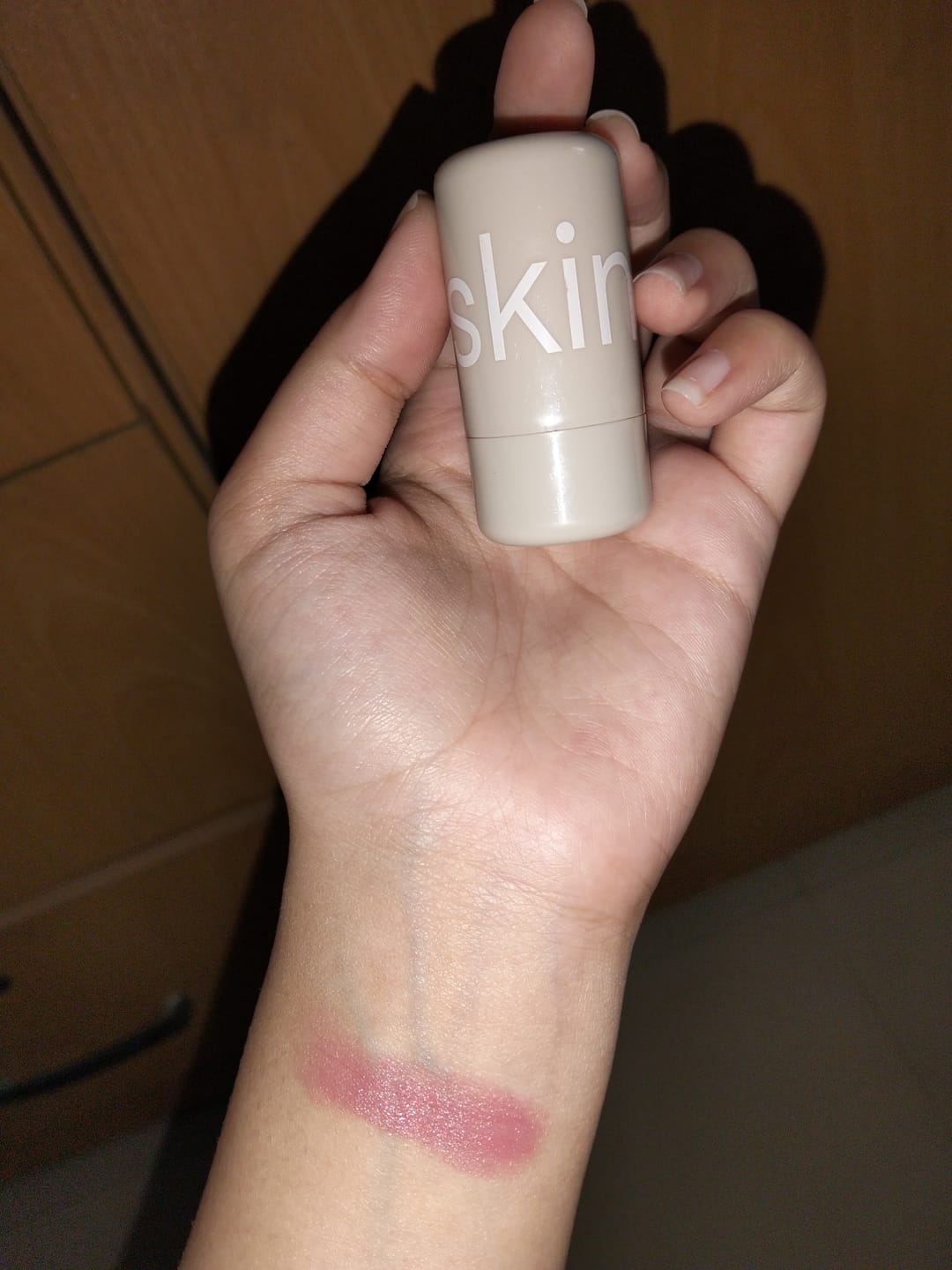 Customer photo review of VELVET FLUSH - Lip+Cheek Blush