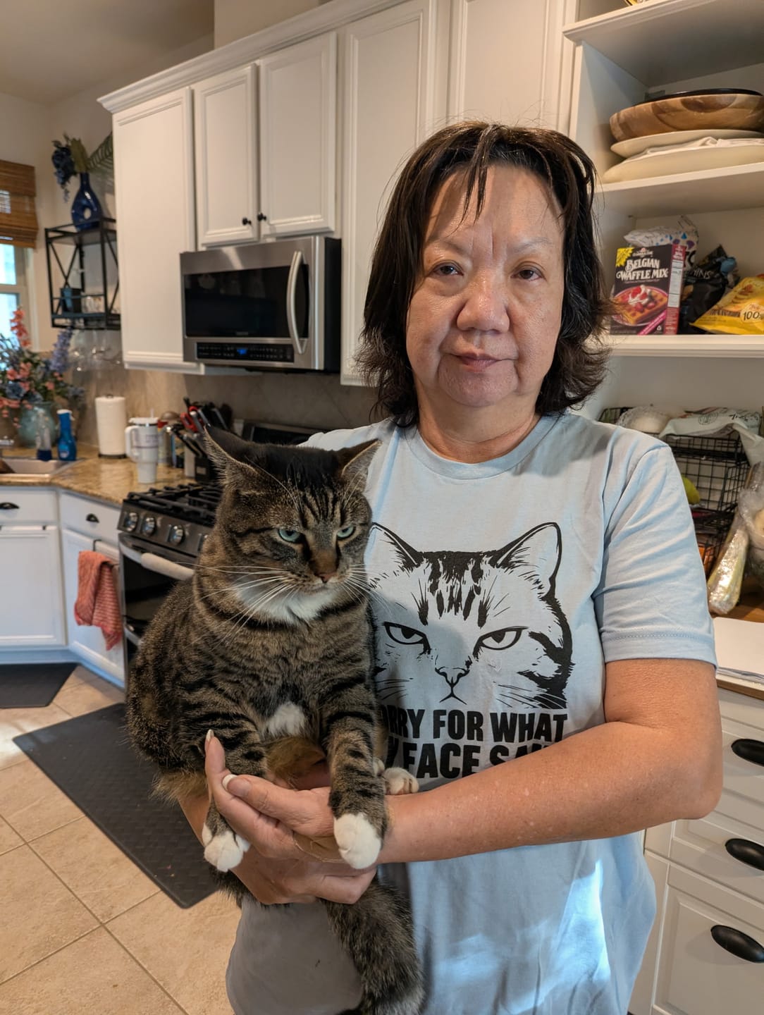 Customer photo review of My Apologies Tee