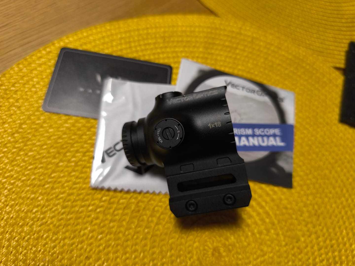 Customer photo review of Paragon 1×18 Mini Prism Scope