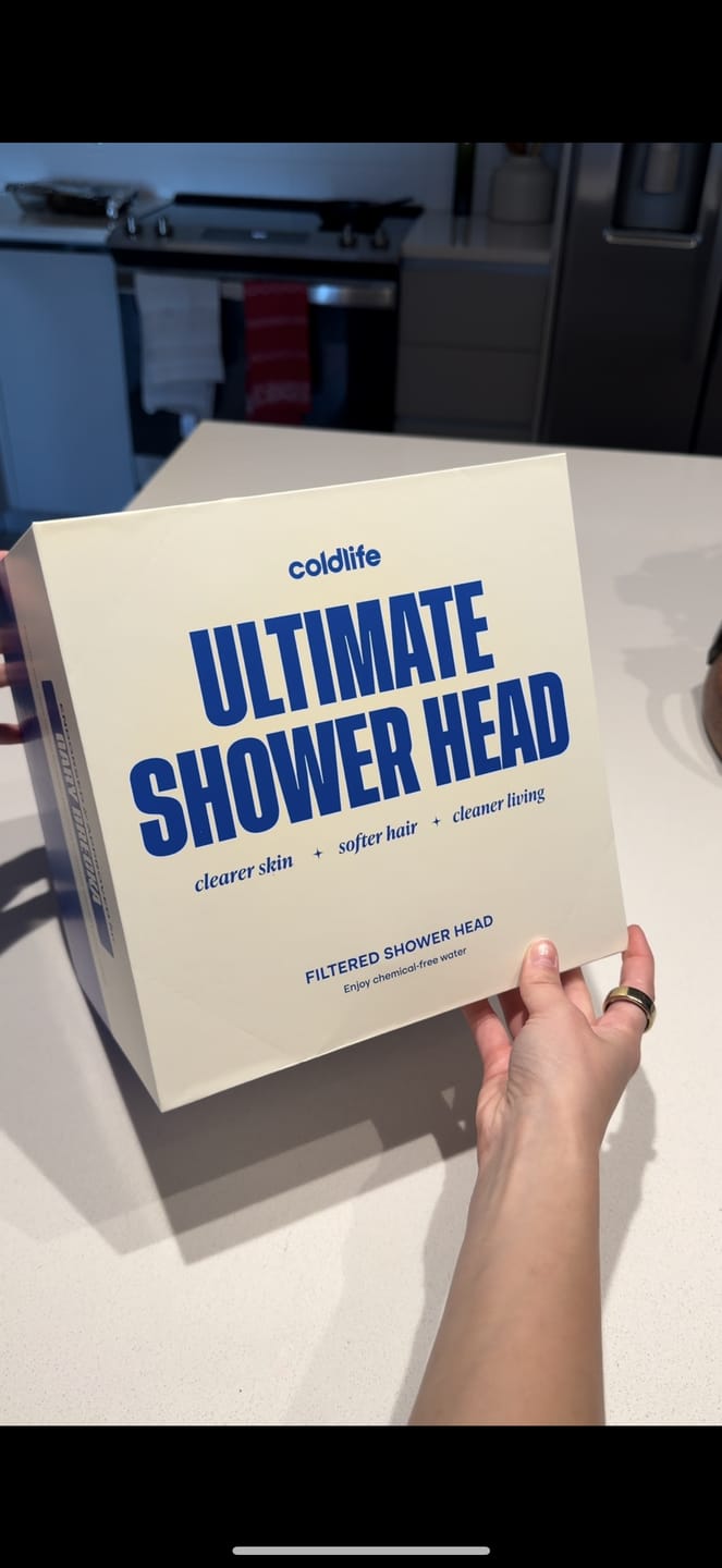 Customer photo review of Ultimate Showerhead