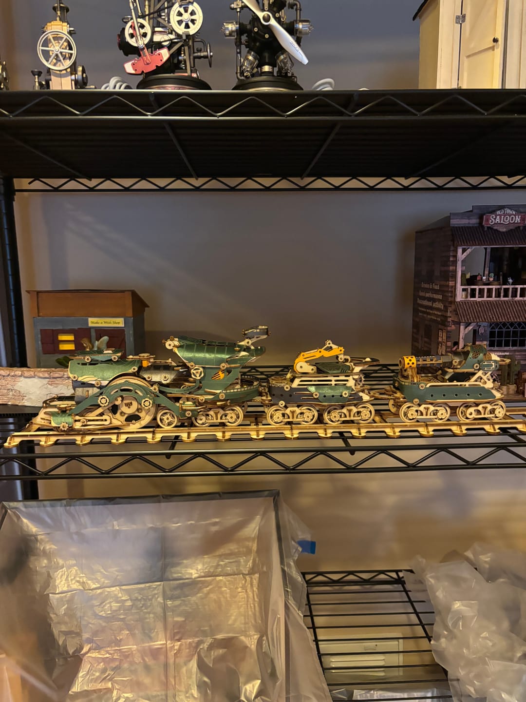 Customer photo review of Rokrgeek Fantasy Steampunk Train 3D Wooden Puzzle