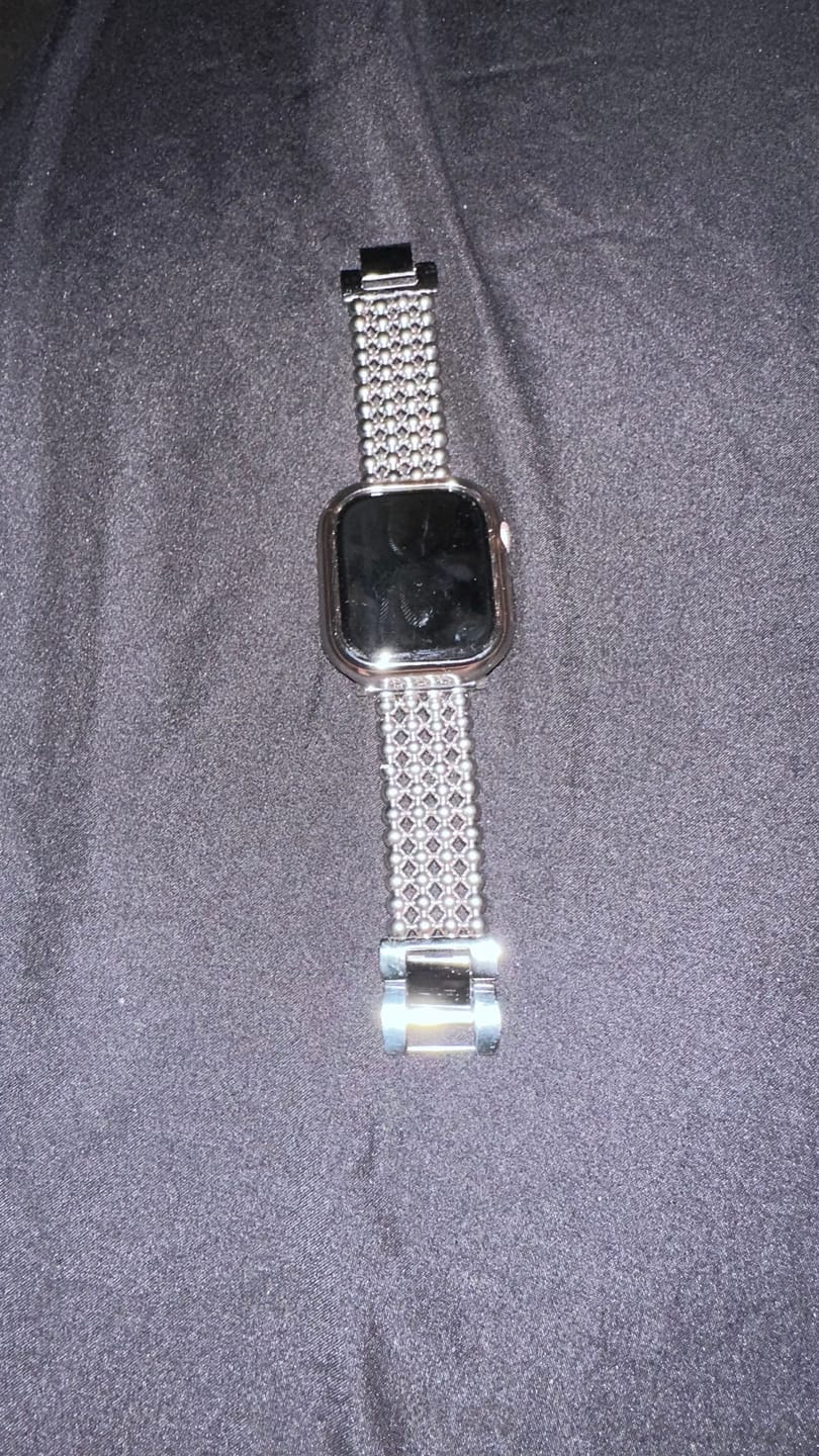 Customer photo review of Valencia Stainless Steel Apple Watch Band