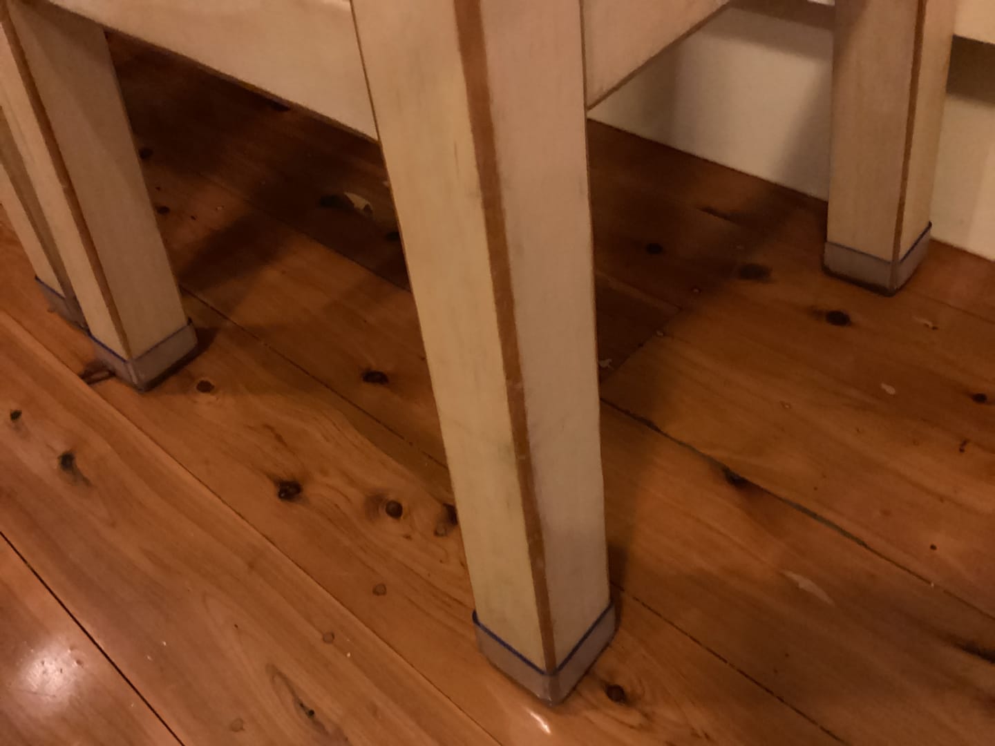 Customer photo review of Square Felt Silicone Chair Leg Protectors | Extra-Durable Chair Floor Protectors