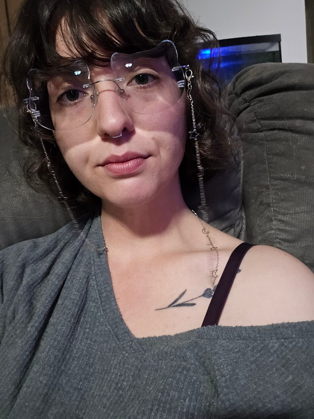 Customer photo review of Sora Eyeglasses