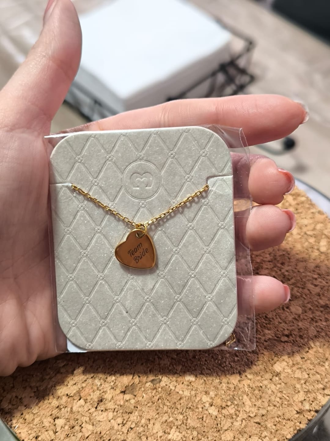 Customer photo review of Collar Romántica - Personalizado