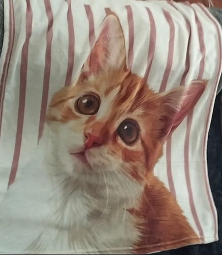 Customer photo review of Petcanva©オーダーメイド ペット似顔絵【3点セット】