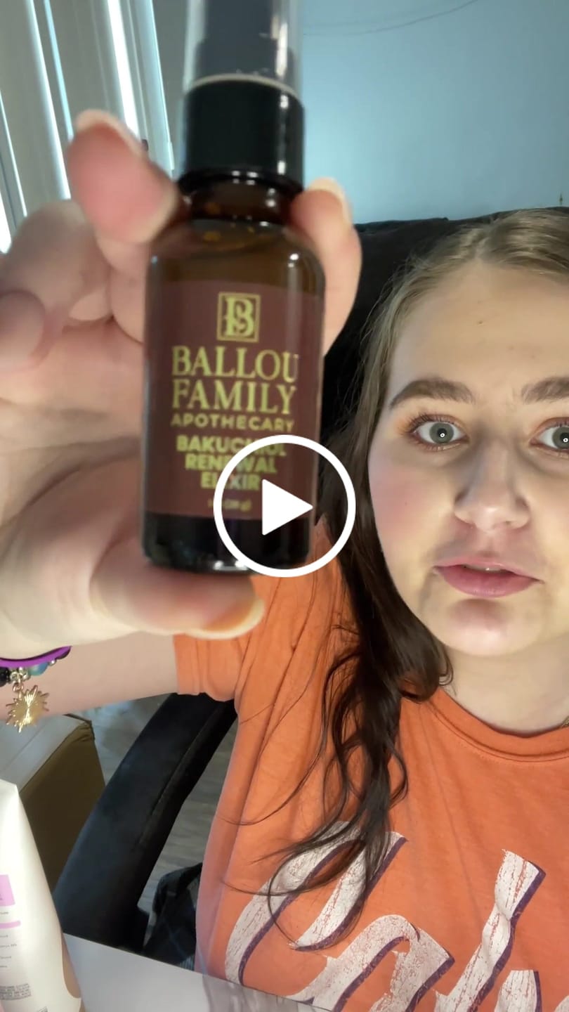 Customer video review of Bakuchiol Renewal Elixir