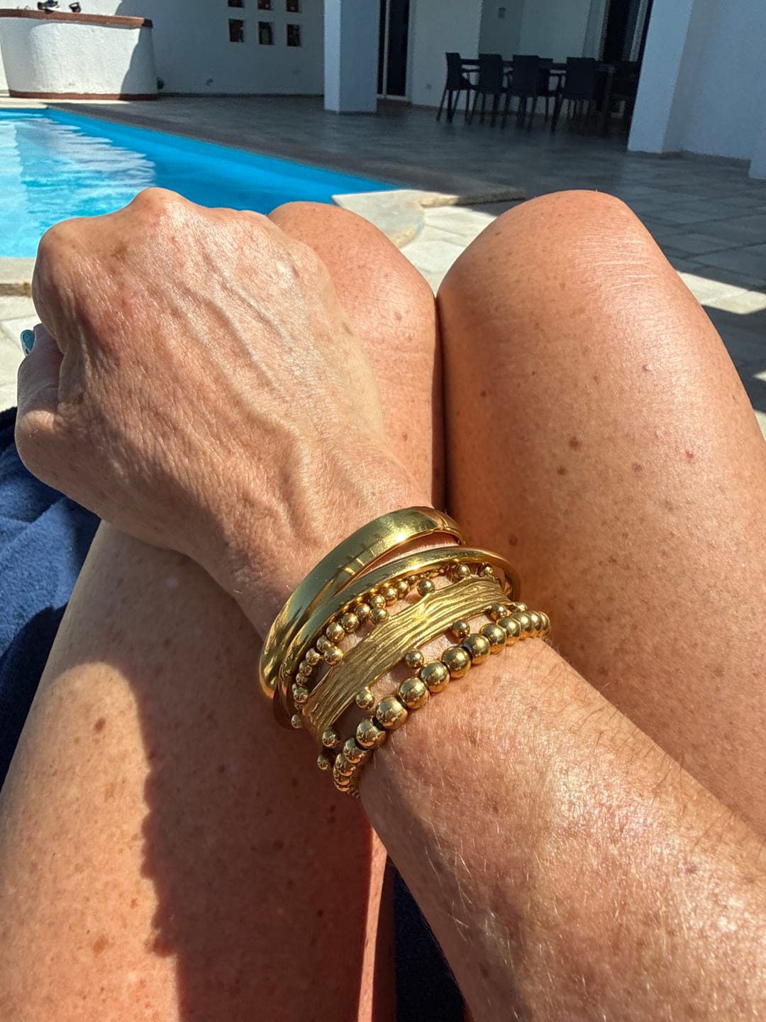 Customer photo review of Caicos Beaded Bracelet