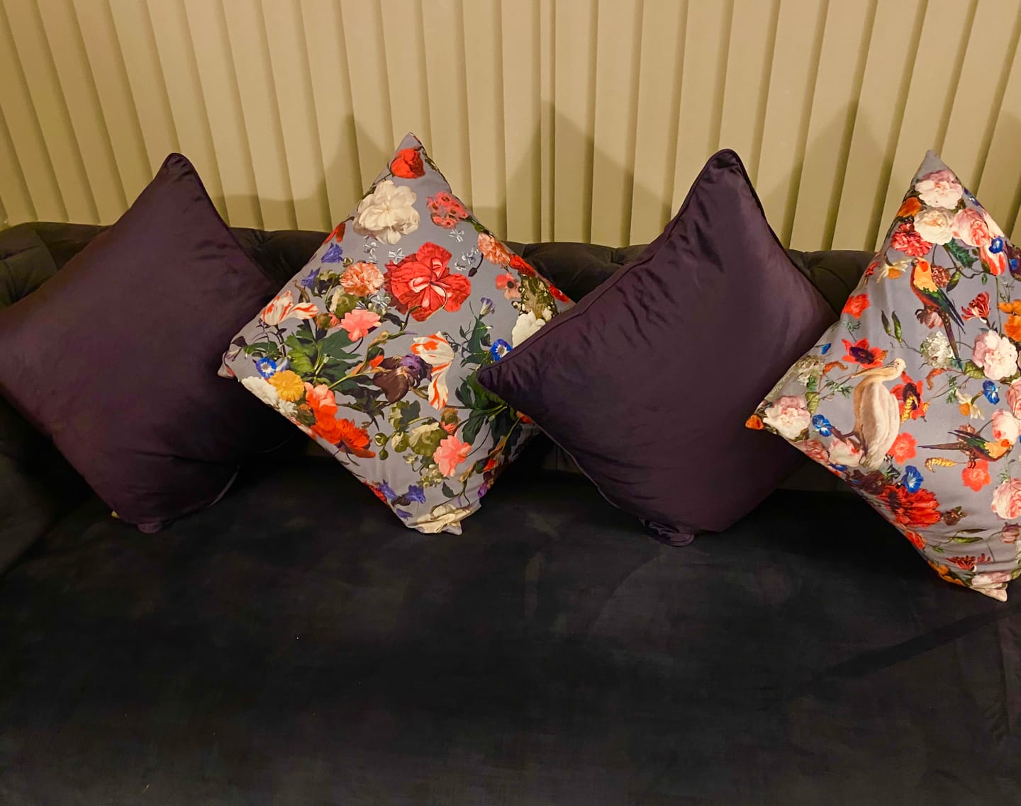 Customer photo review of Signature Colourways  | Sustainable Velvet Cushion