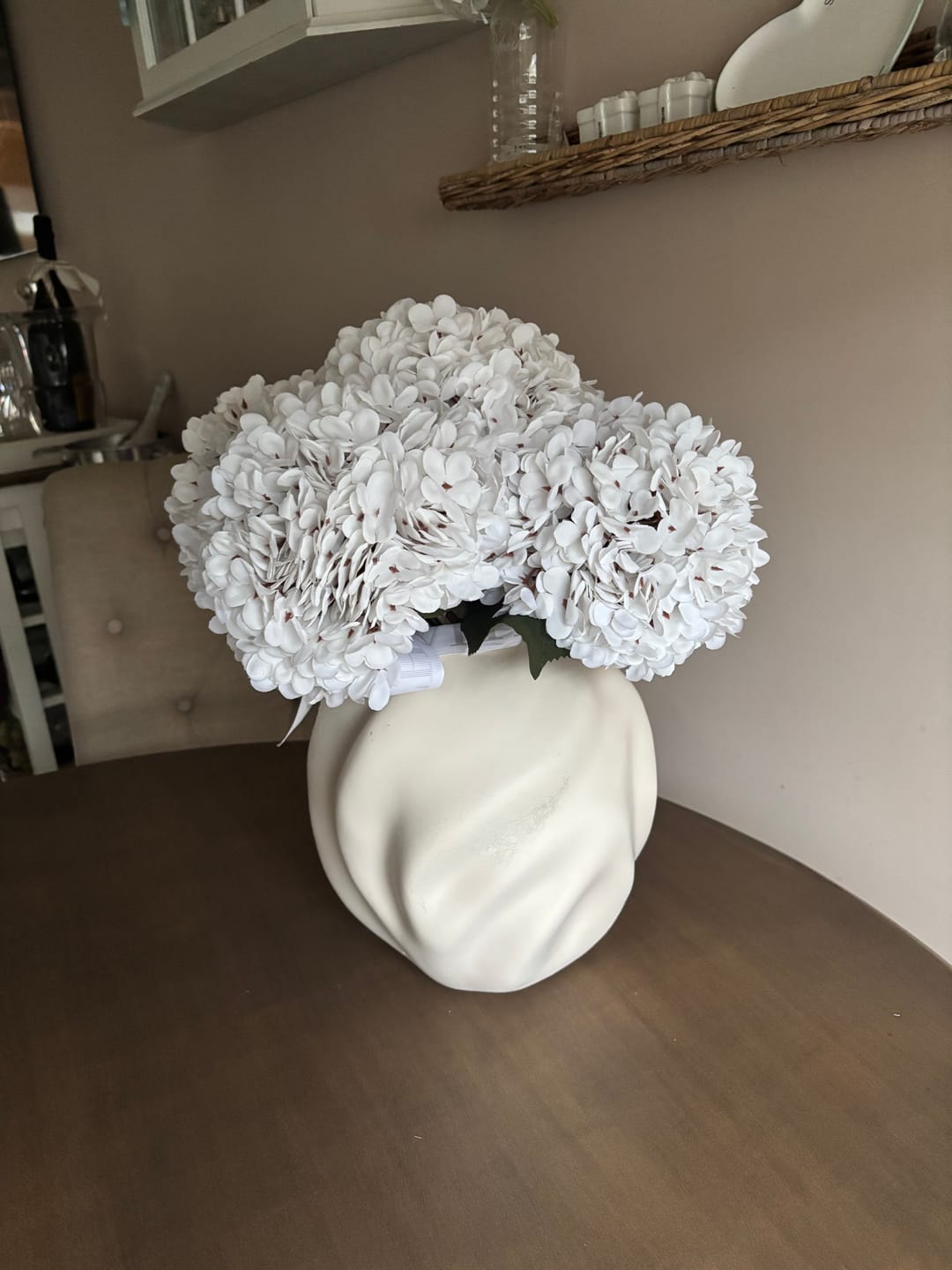 Customer photo review of Grote Zijden Hortensia - Wit
