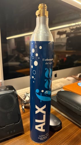 Customer photo review of Intercambio De Cilindro De CO₂