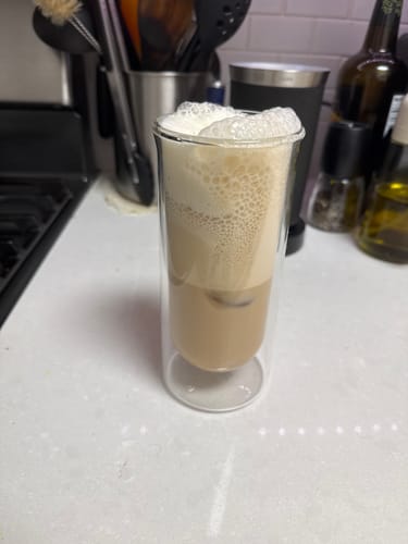 Customer photo review of FLUR Iced Coffee Glasses