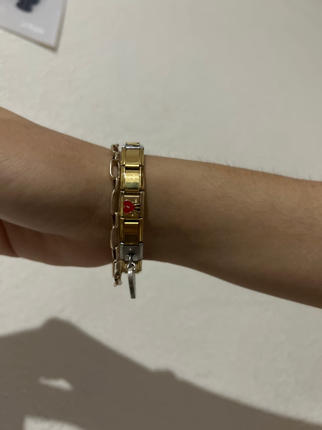 Customer photo review of Pulsera Italiana Clásica para Charms