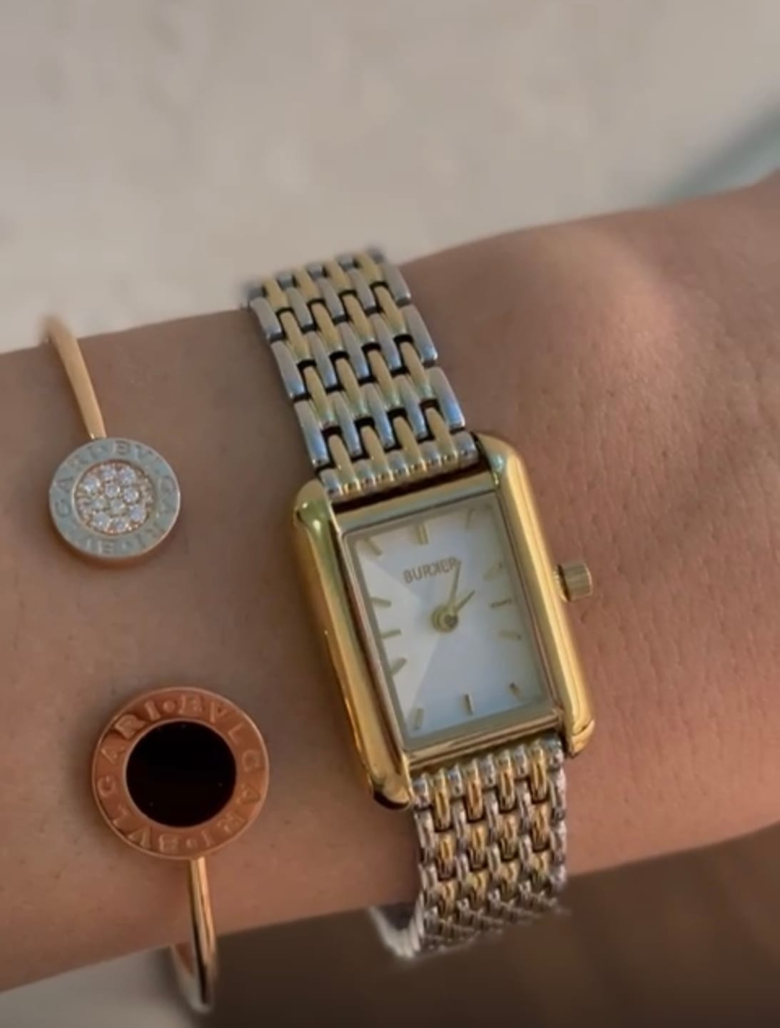Customer photo review of Olivia Petite Gold Silver